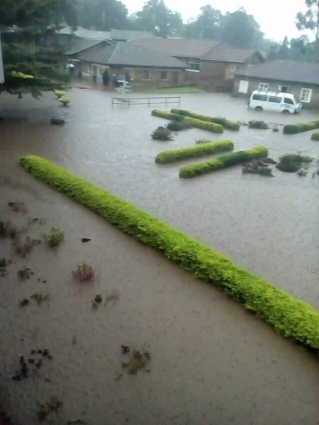 Image of Disastrous flooding at Kisiizi hospital